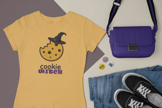 Goth & Geeky Cookie Witch Women's T-Shirt