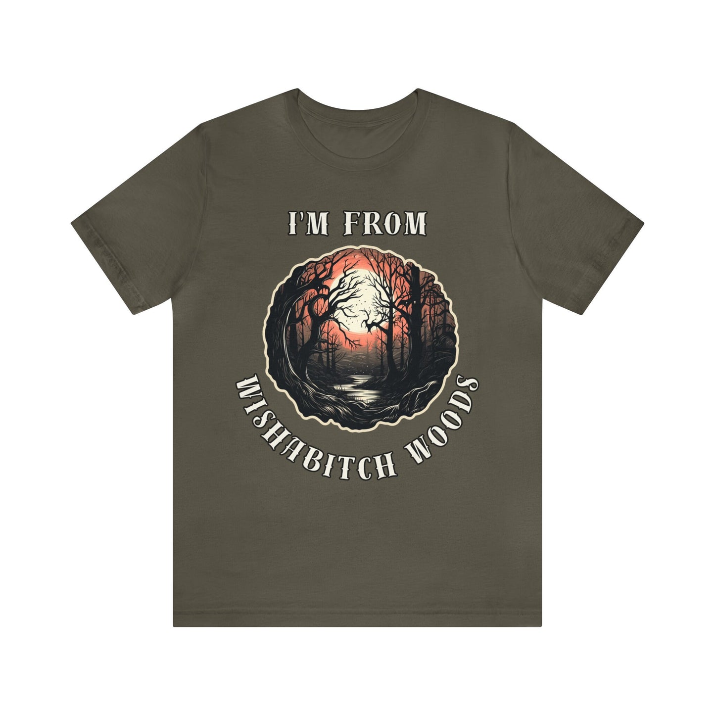 Goth & Geeky Wishabitch Woods Unisex Graphic Tee