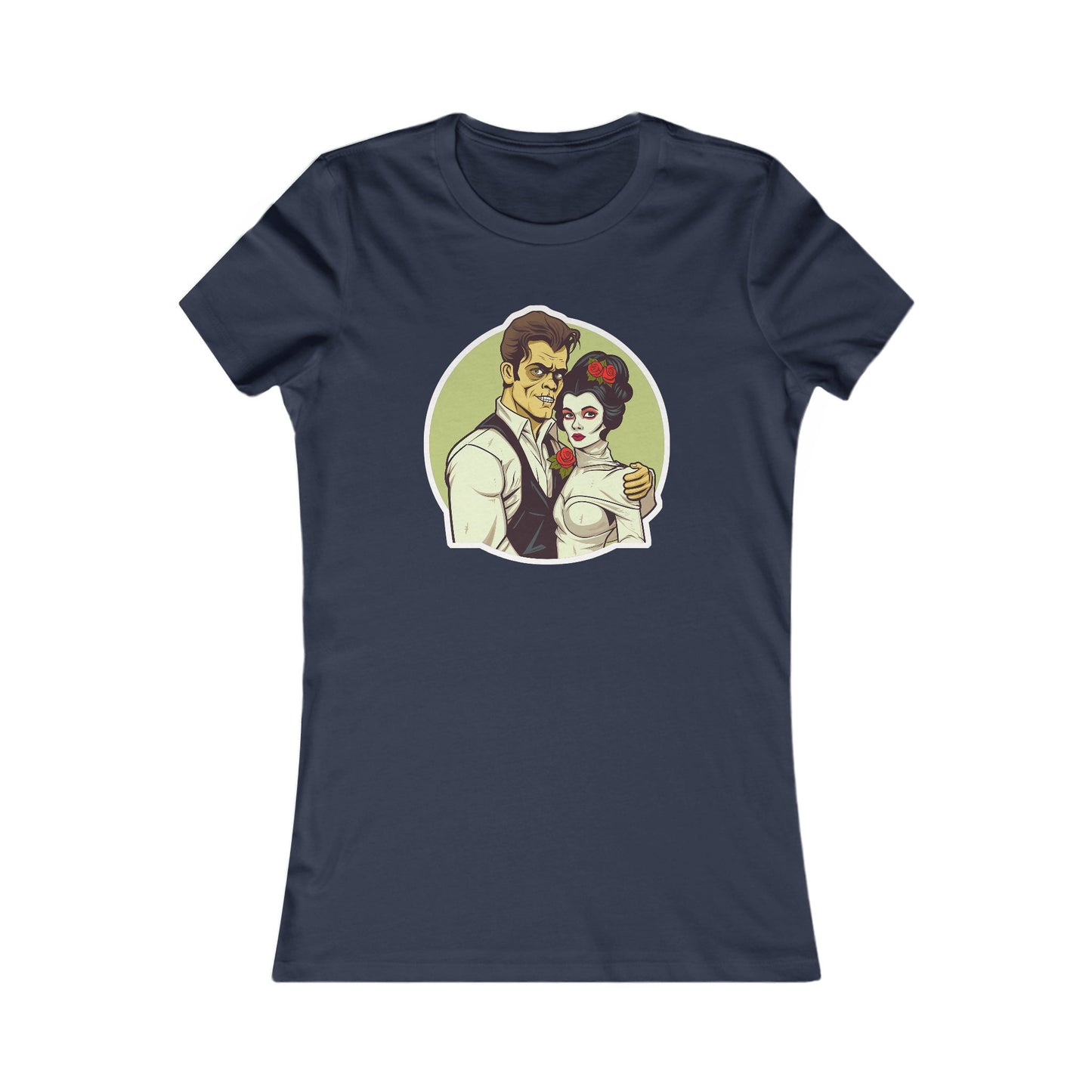 Goth & Geeky Hansenstein and Bride Women's T-Shirt