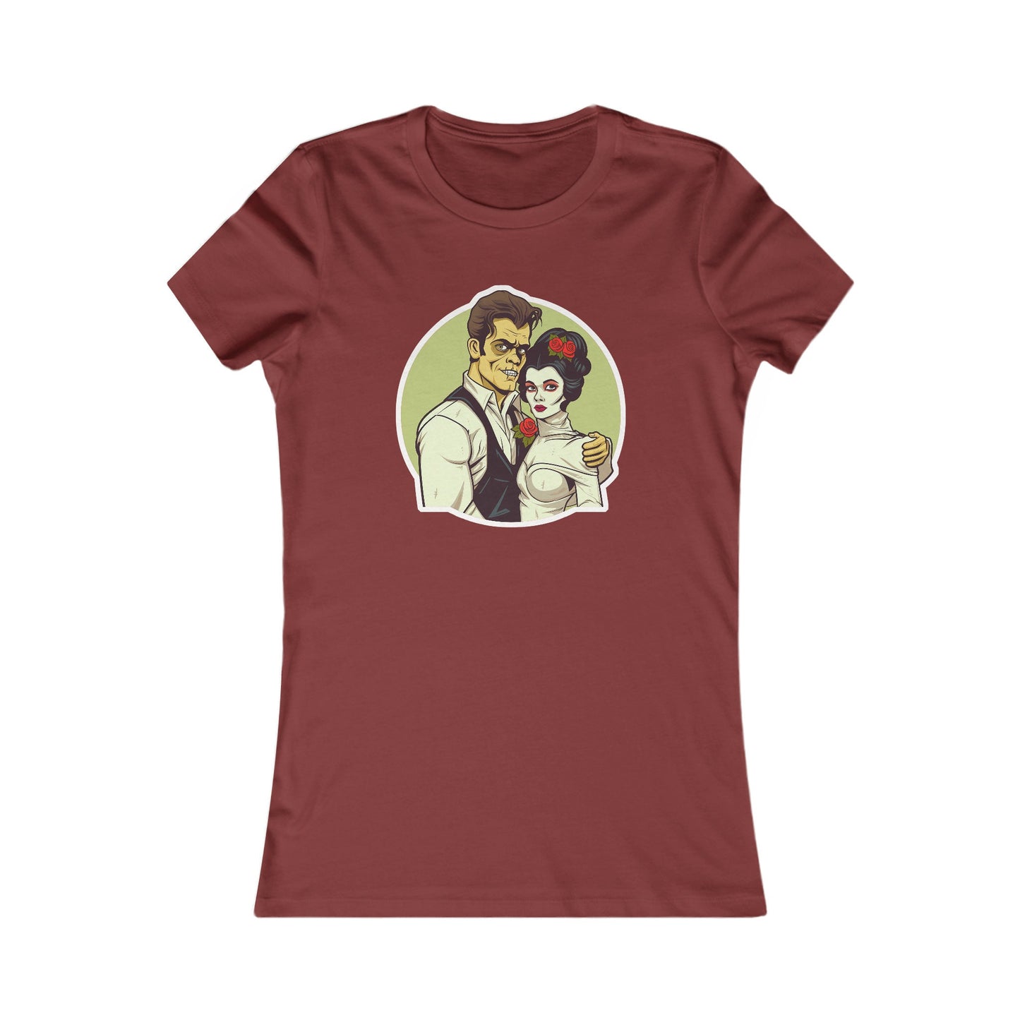 Goth & Geeky Hansenstein and Bride Women's T-Shirt
