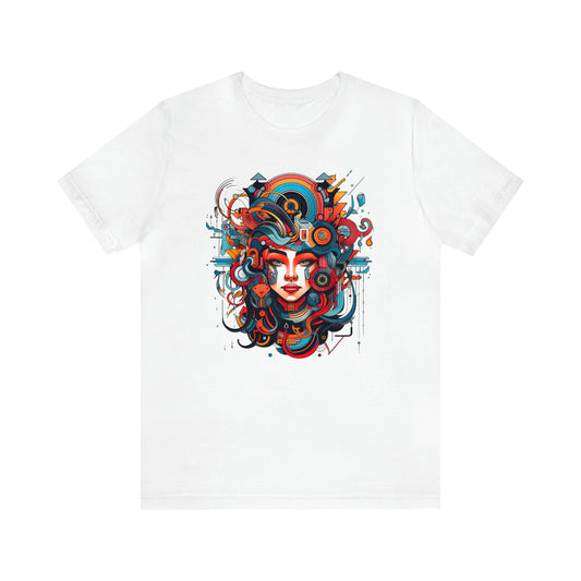 Goth & Geeky Aztec Cyber Goddess Unisex Graphic Tee