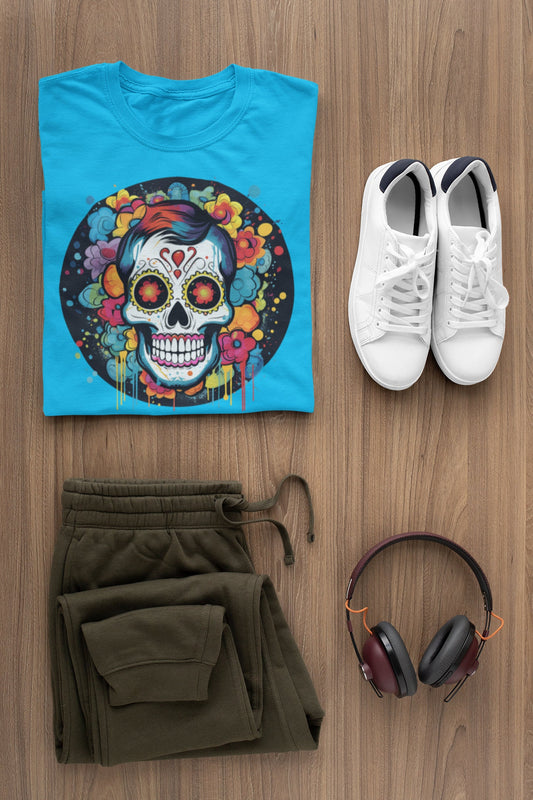 Goth & Geeky Sugar Skull Unisex Graphic Tee