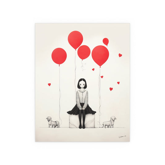 Almost 99 Red Balloons Print