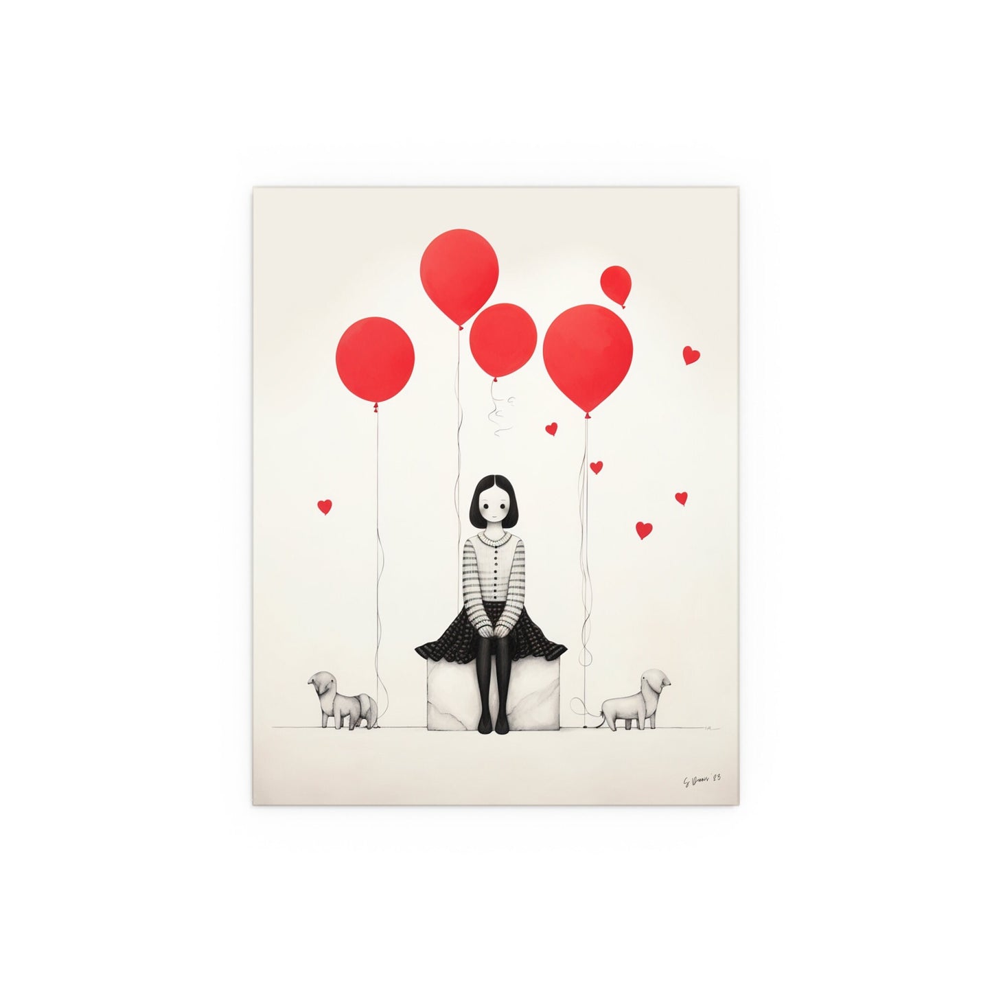 Almost 99 Red Balloons Print