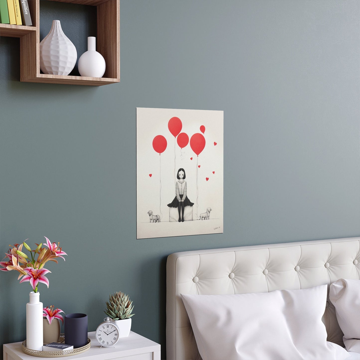 Almost 99 Red Balloons Print
