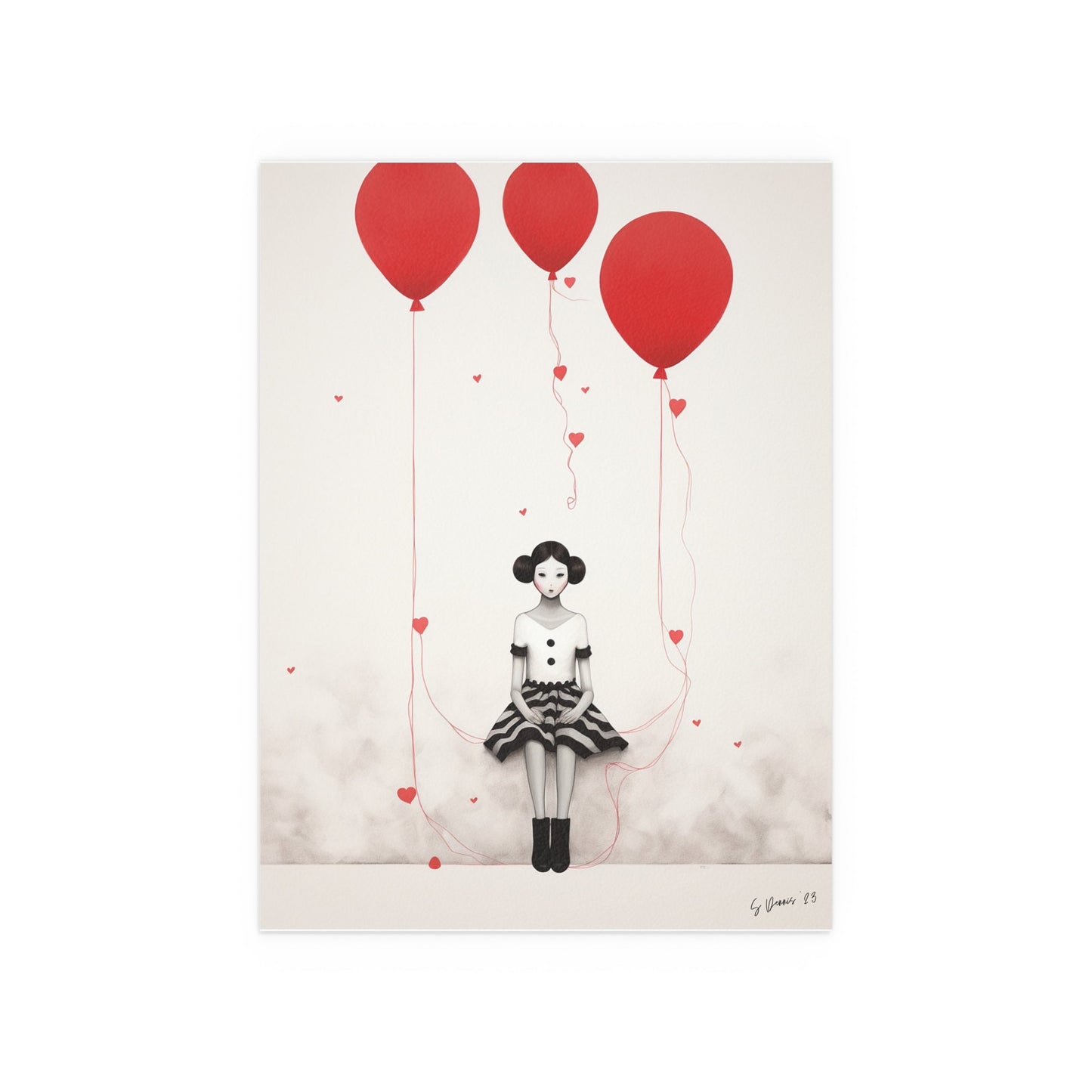 98 Red Balloons... Print