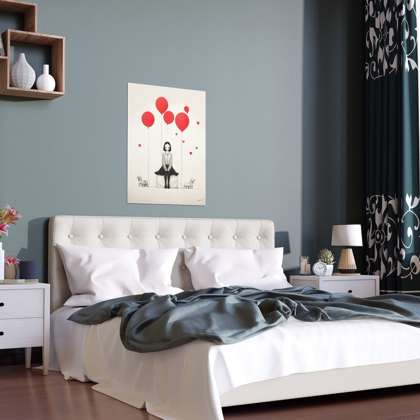 Almost 99 Red Balloons Print