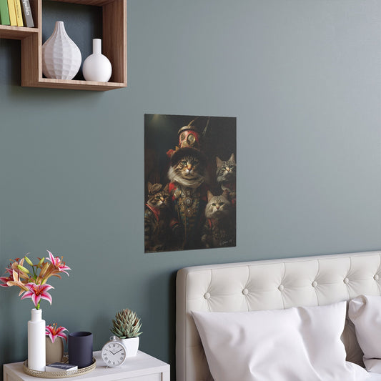 His Royal Fluffiness's Court  Print