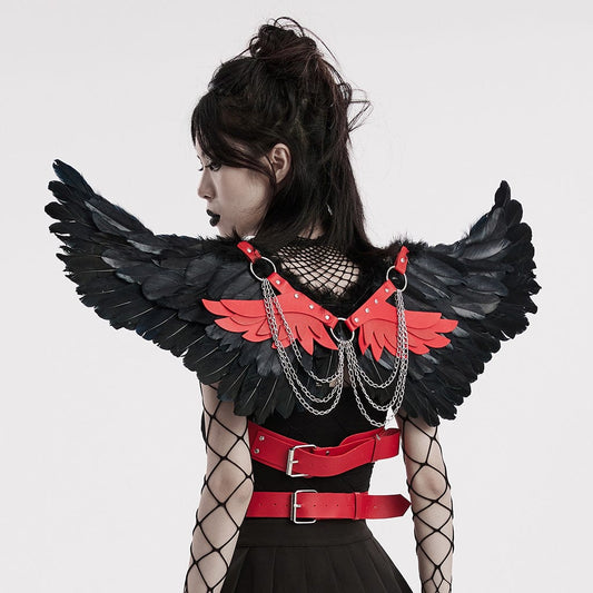 Women's Punk Feather Wing Harness